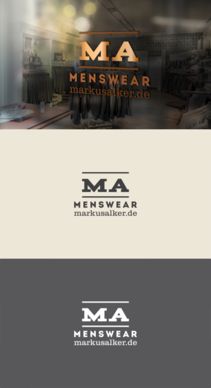 MA menswear (markusalker.de) | Logo Design by SSDD