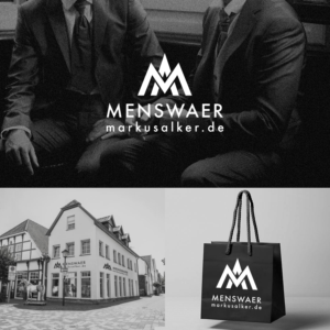 MA menswear (markusalker.de) | Logo Design by simple mind