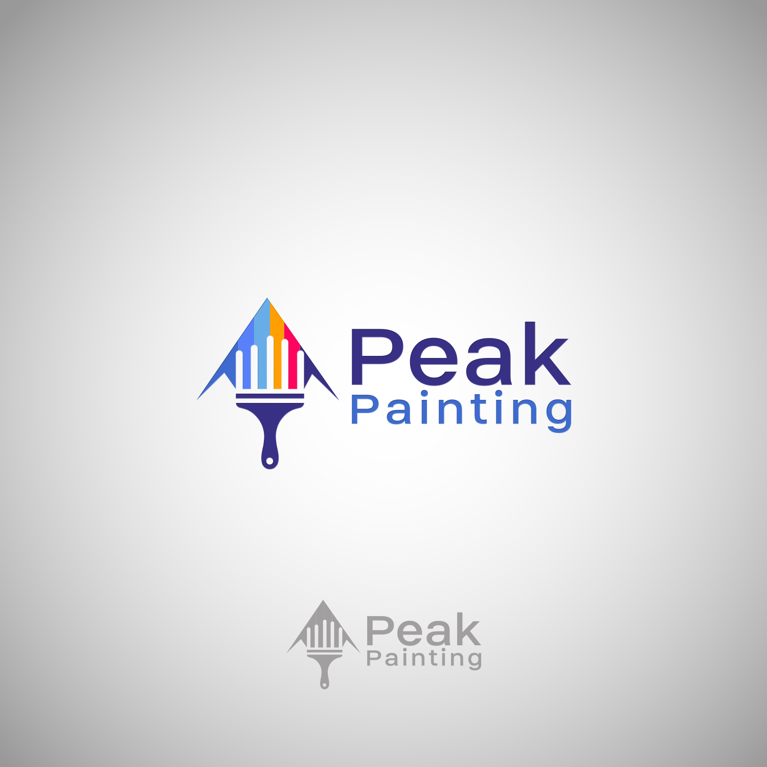 Logo Design by MG.graphics for Peak Painting | Design #24829282