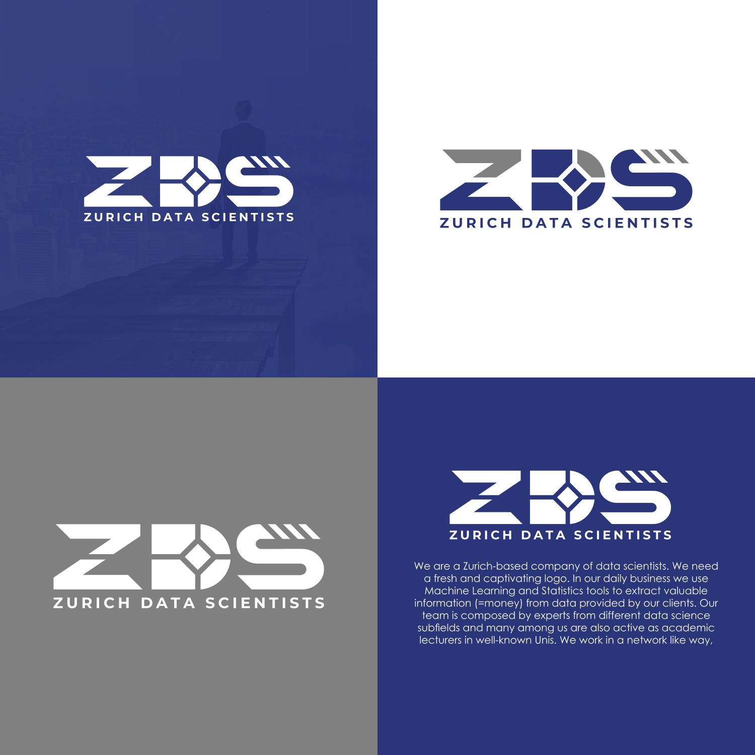 Logo Design by Angkasa Official for Zurich Data Scientists | Design #24839128