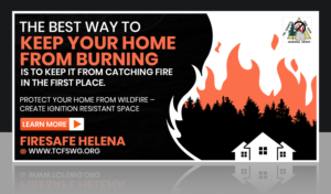 FireSafe Helena- Making Helena A Wildfire Adapted Community | Diseño Gráfico por SAI DESIGNS