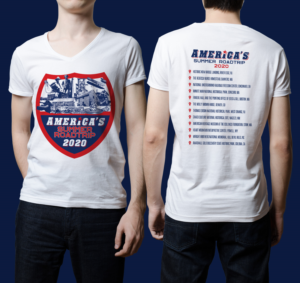 Americas Summer Roadtrip - merchandise design