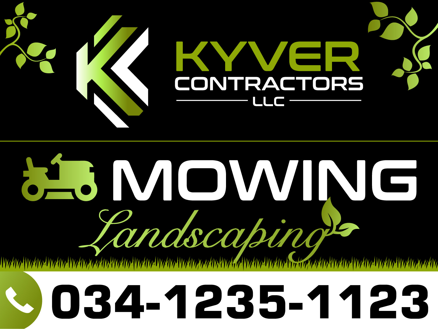 Signage Design by Sandaruwan for Kyver Contractors, LLC | Design #24822440