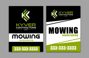 Signage Design by SL Designer for Kyver Contractors, LLC | Design: #24822481