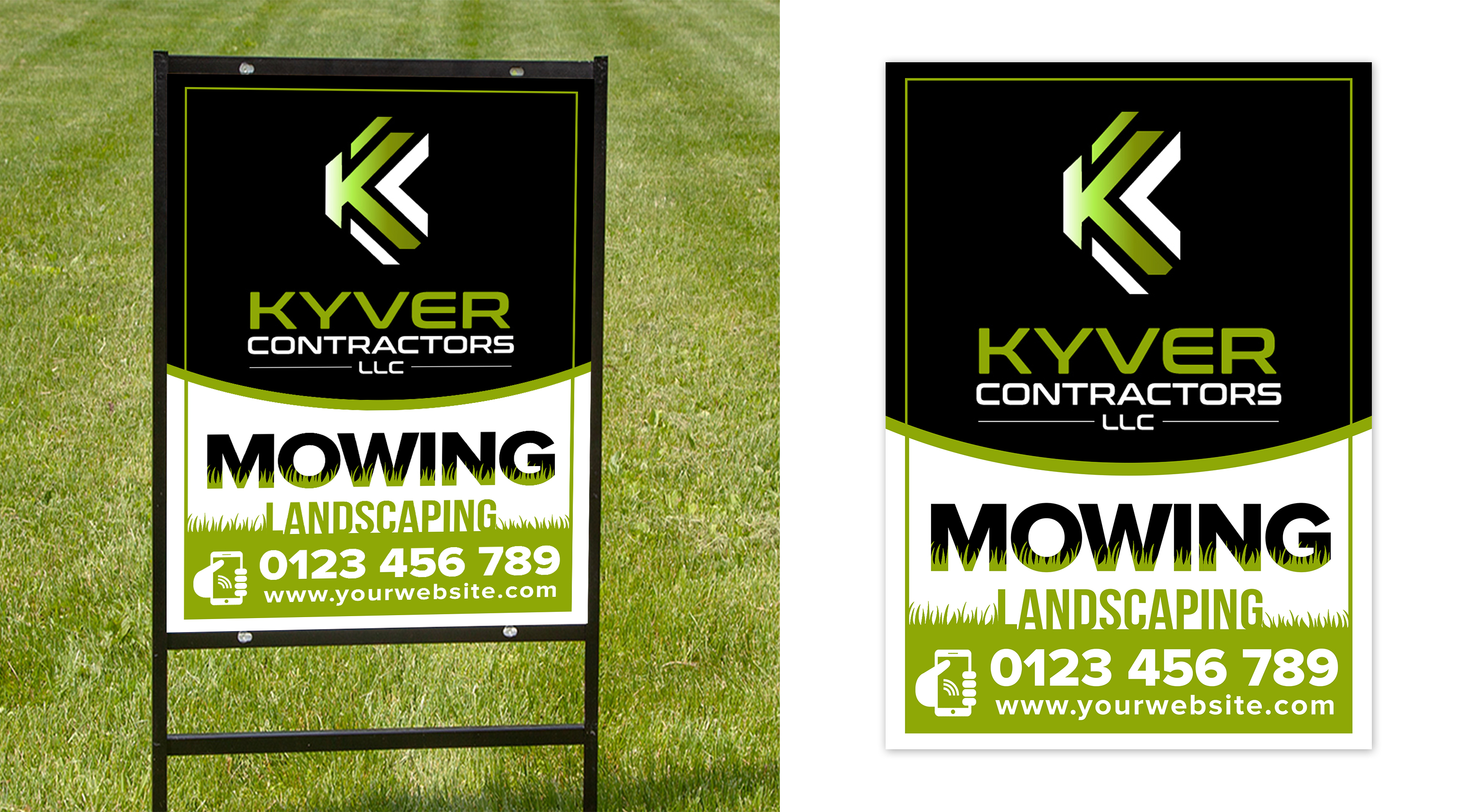 Diseño de Señalética por ARTOGRAPHY para Kyver Contractors, LLC | Diseño #24826180