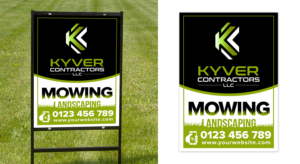 Yard Sign Design Needed | Signage Design by ARTOGRAPHY