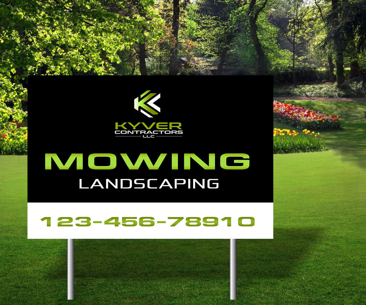 Diseño de Señalética por RAMDHONU para Kyver Contractors, LLC | Diseño #24835648