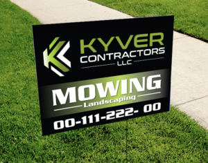 Diseño de Señalética por pd graphic 2 para Kyver Contractors, LLC | Diseño: #24826526
