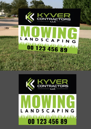Diseño de Señalética por pd graphic 2 para Kyver Contractors, LLC | Diseño: #24826527