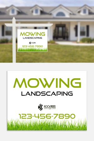 Yard Sign Design Needed | Signage Design by ZeneFashions