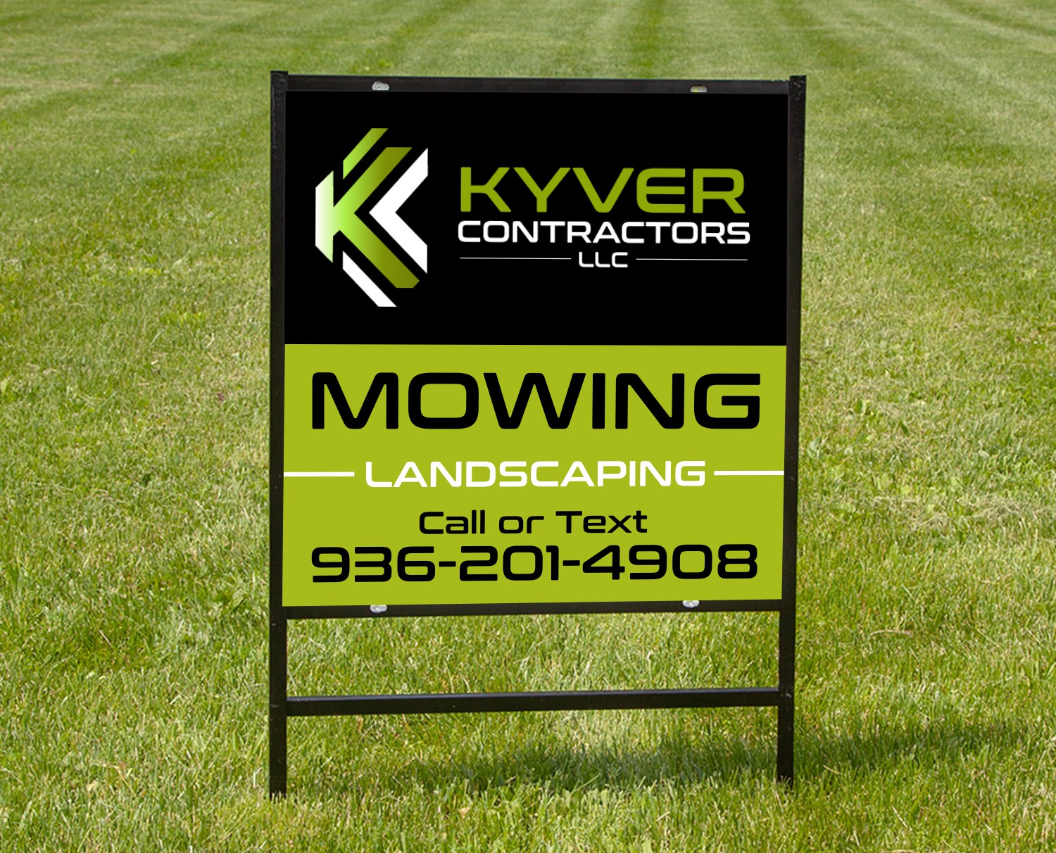 Signage Design by Maestroto for Kyver Contractors, LLC | Design #24849559