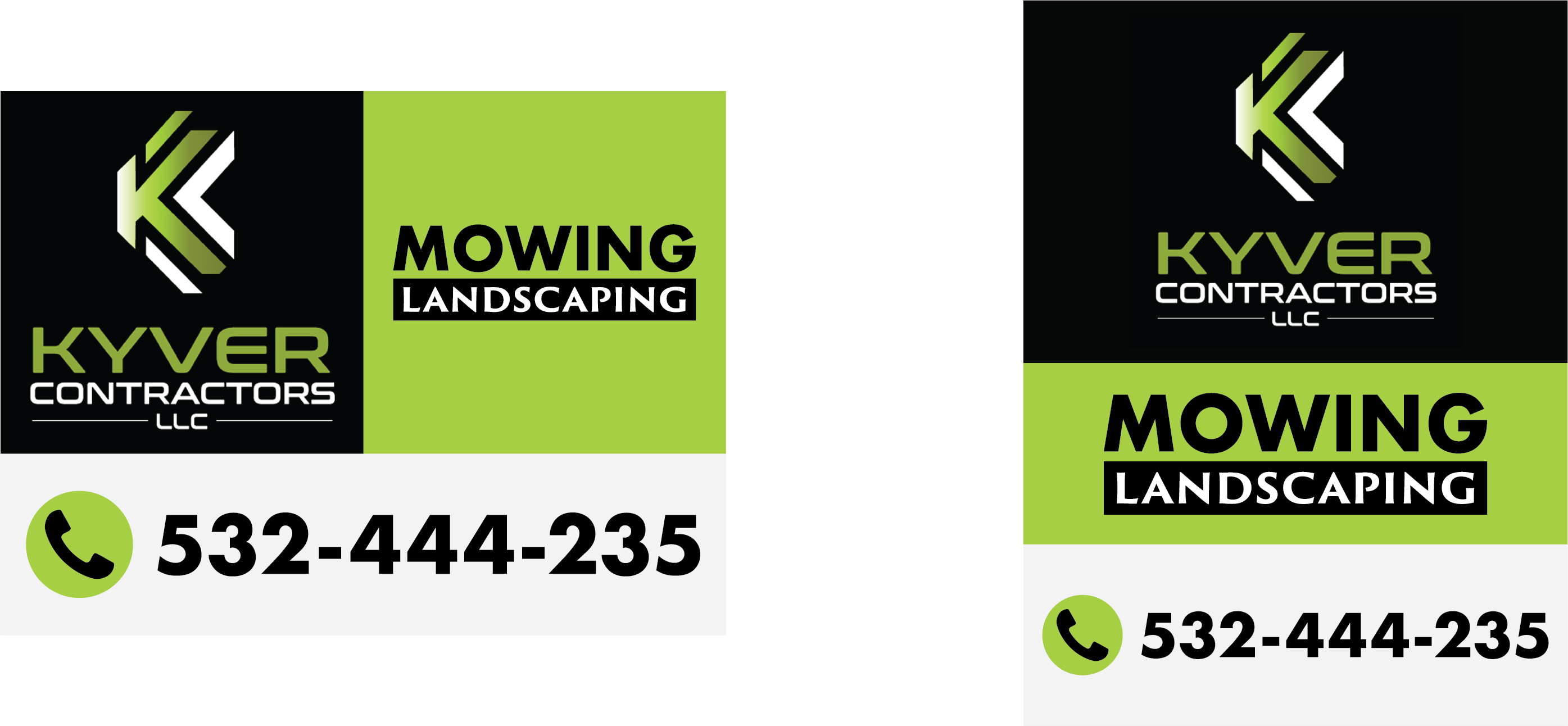 Design de Panneau par cammanoE pour Kyver Contractors, LLC | Design #24827622