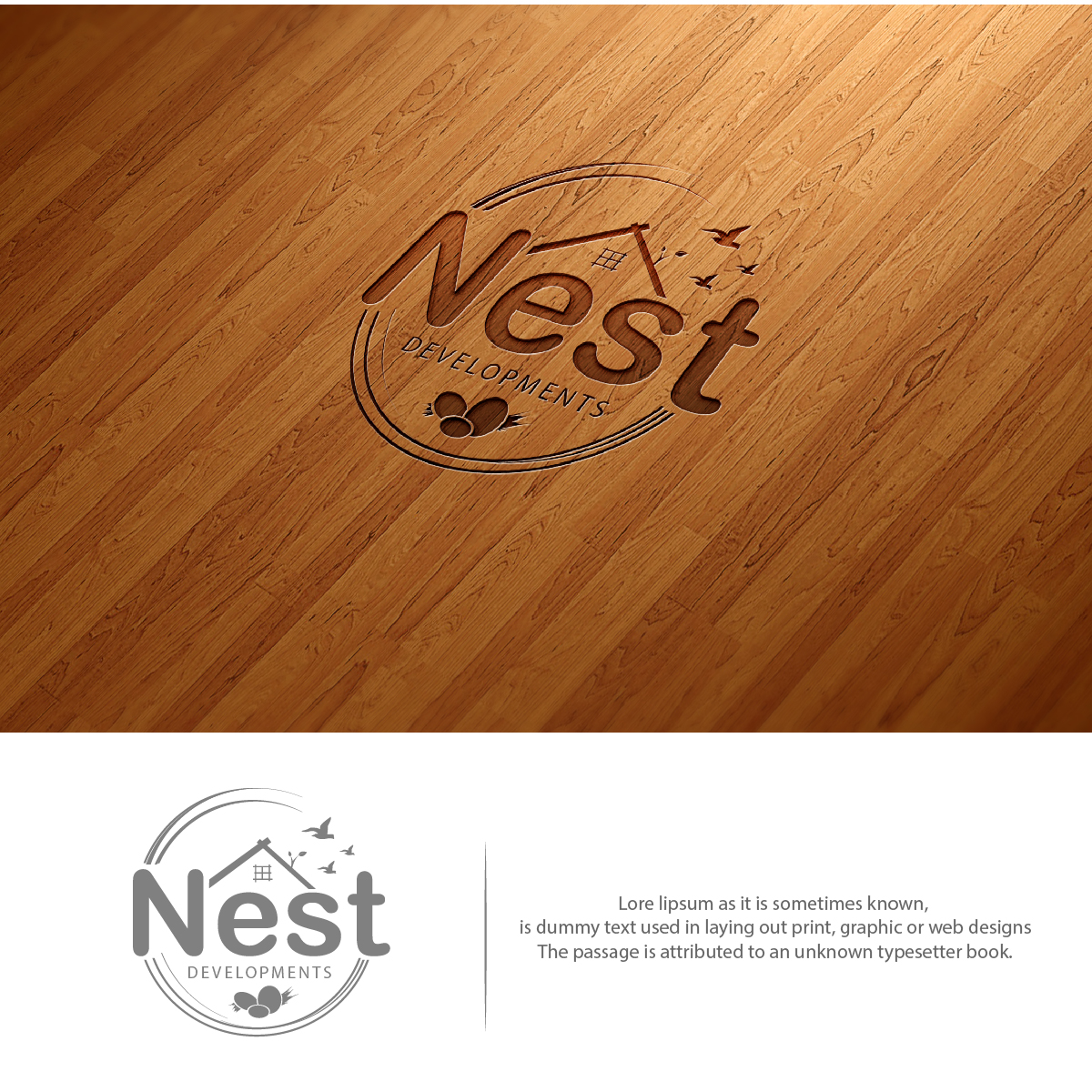 Logo Design by Log-X for DreamSpace Interiors Corp. | Design #24833343