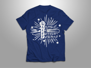 Life changing, mind enhancing, living in freedom everyday | Diseño de Camiseta por Bear Studio