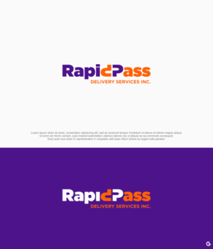Logo Design by R!CKY for RapidPass Delivery Services Inc. | Design: #24876560