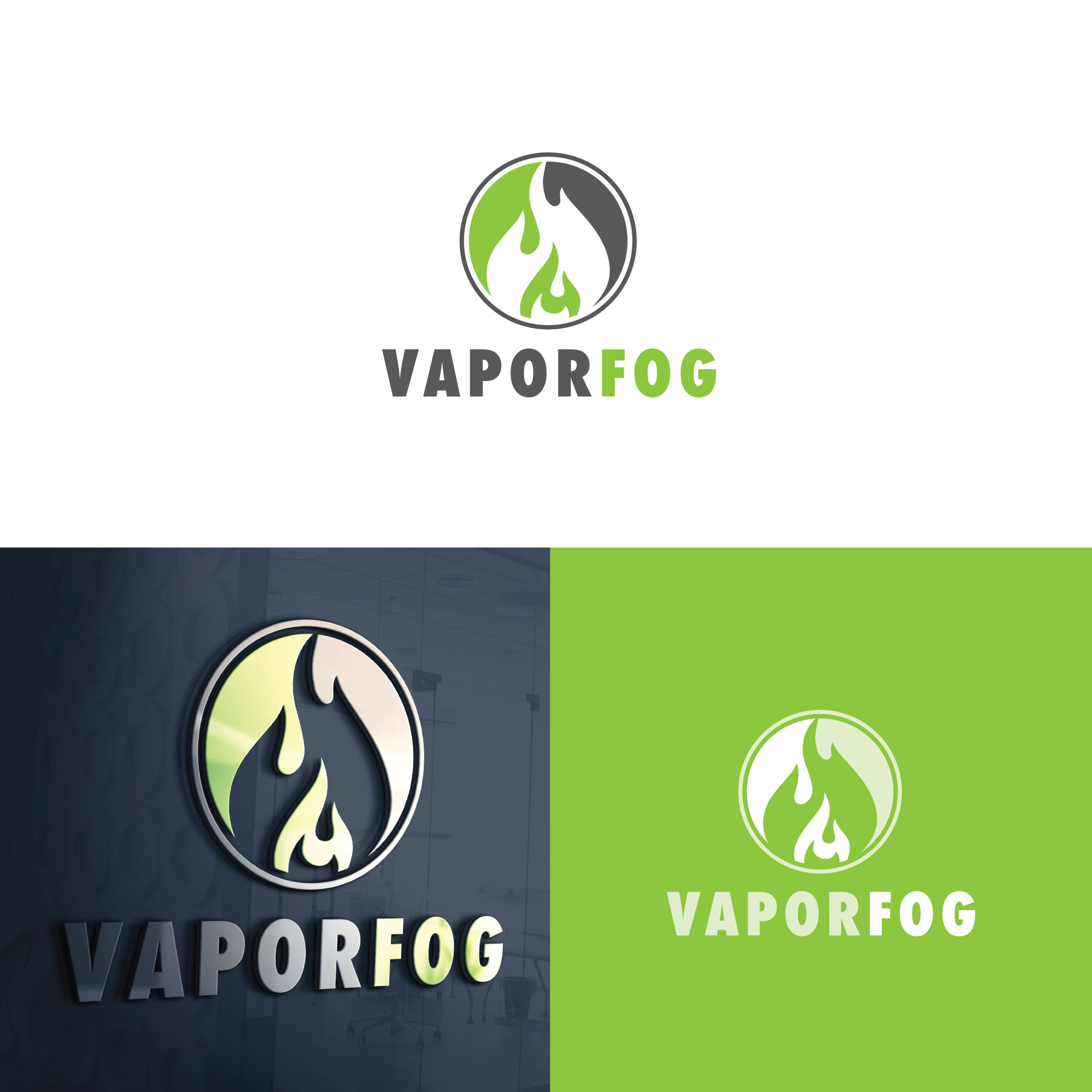 Logo Design by LogoToGoStudio for Vapor Fog | Design #24826315