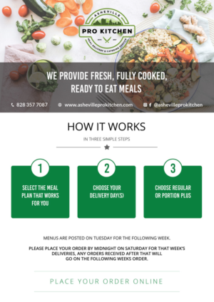 Local Healthy meal delivery service needs a new flyer | Flyer Design by aniep