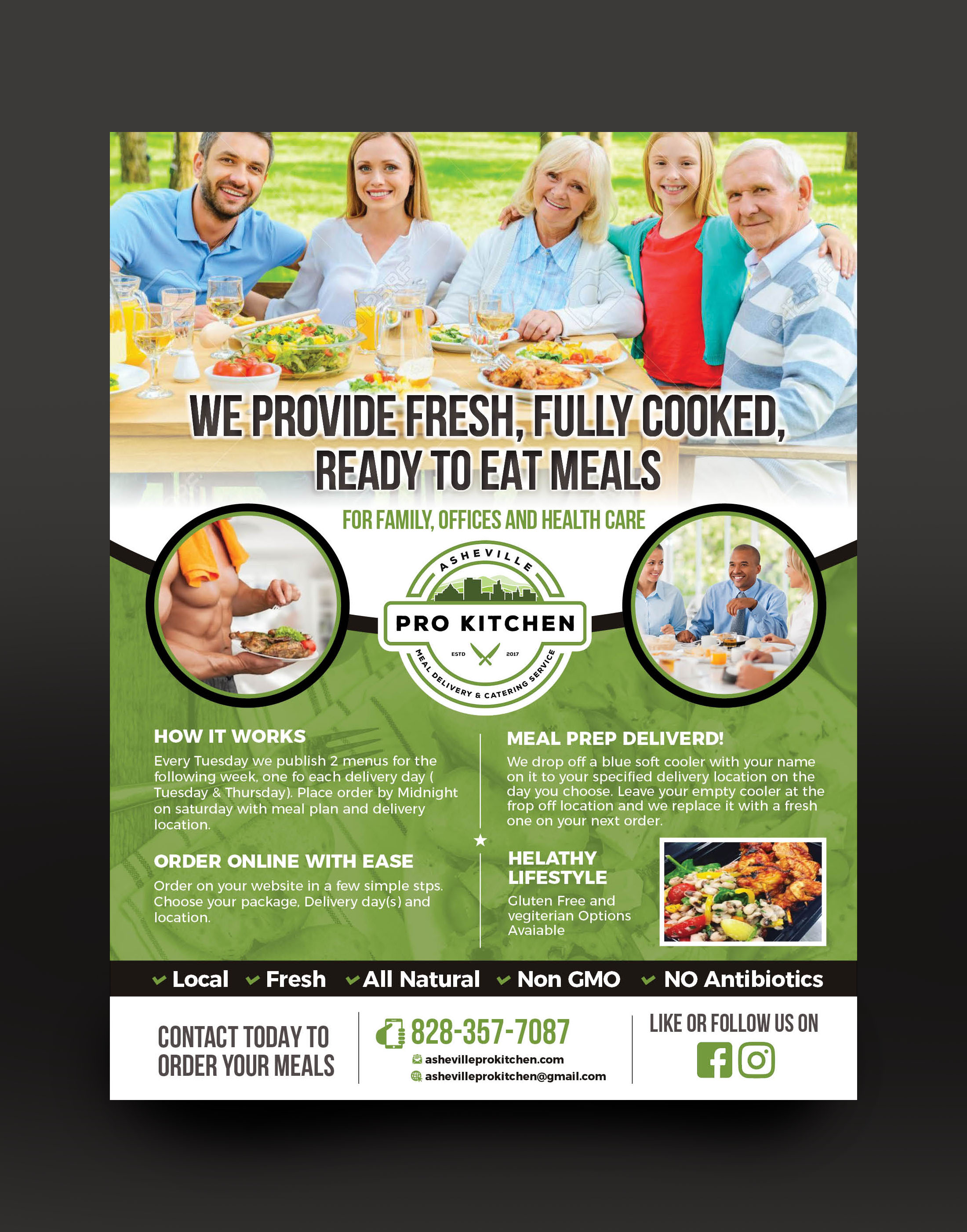 Flyer Design by rkailas for Asheville Pro Kitchen | Design #24829235