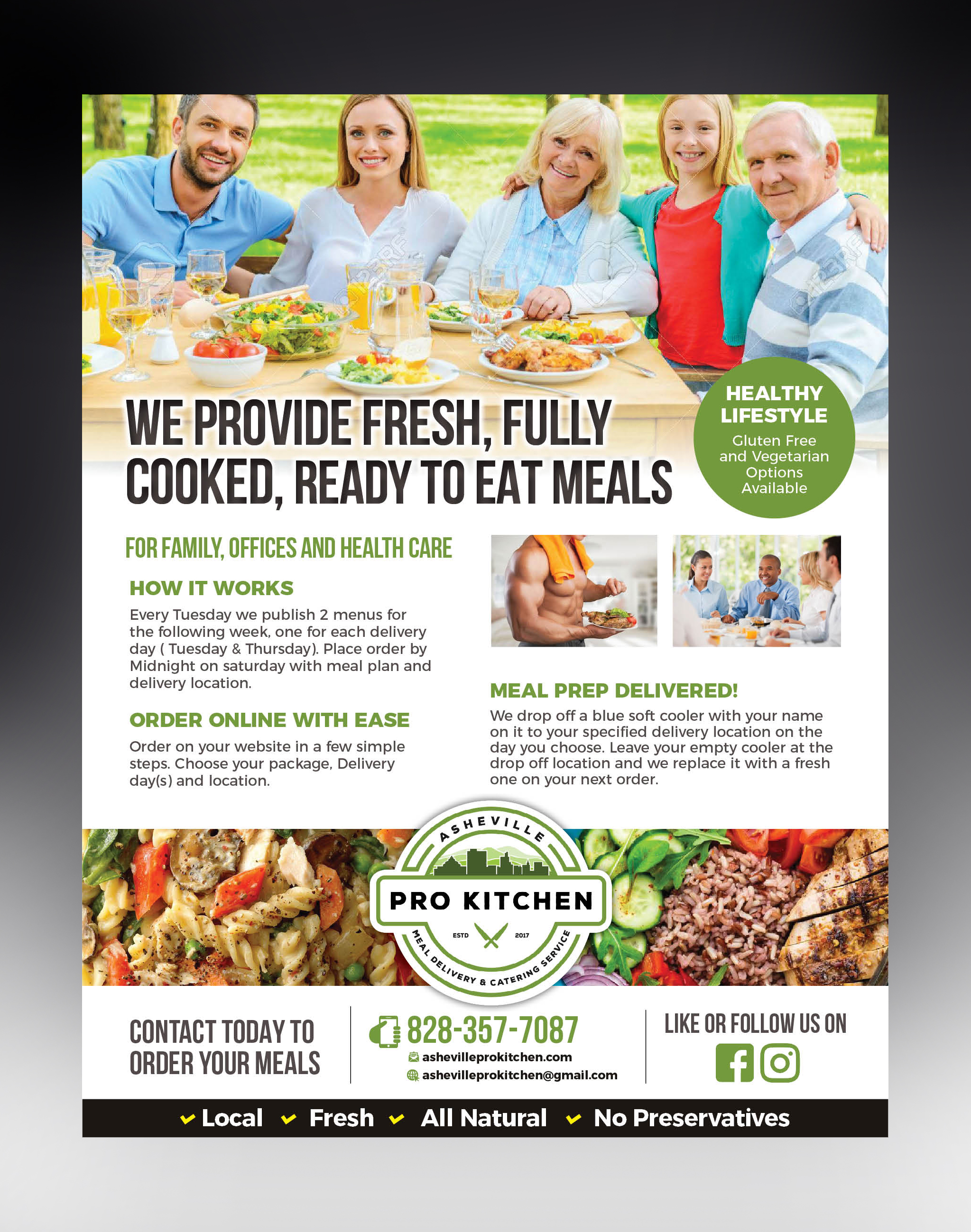 Flyer Design by rkailas for Asheville Pro Kitchen | Design #24852812