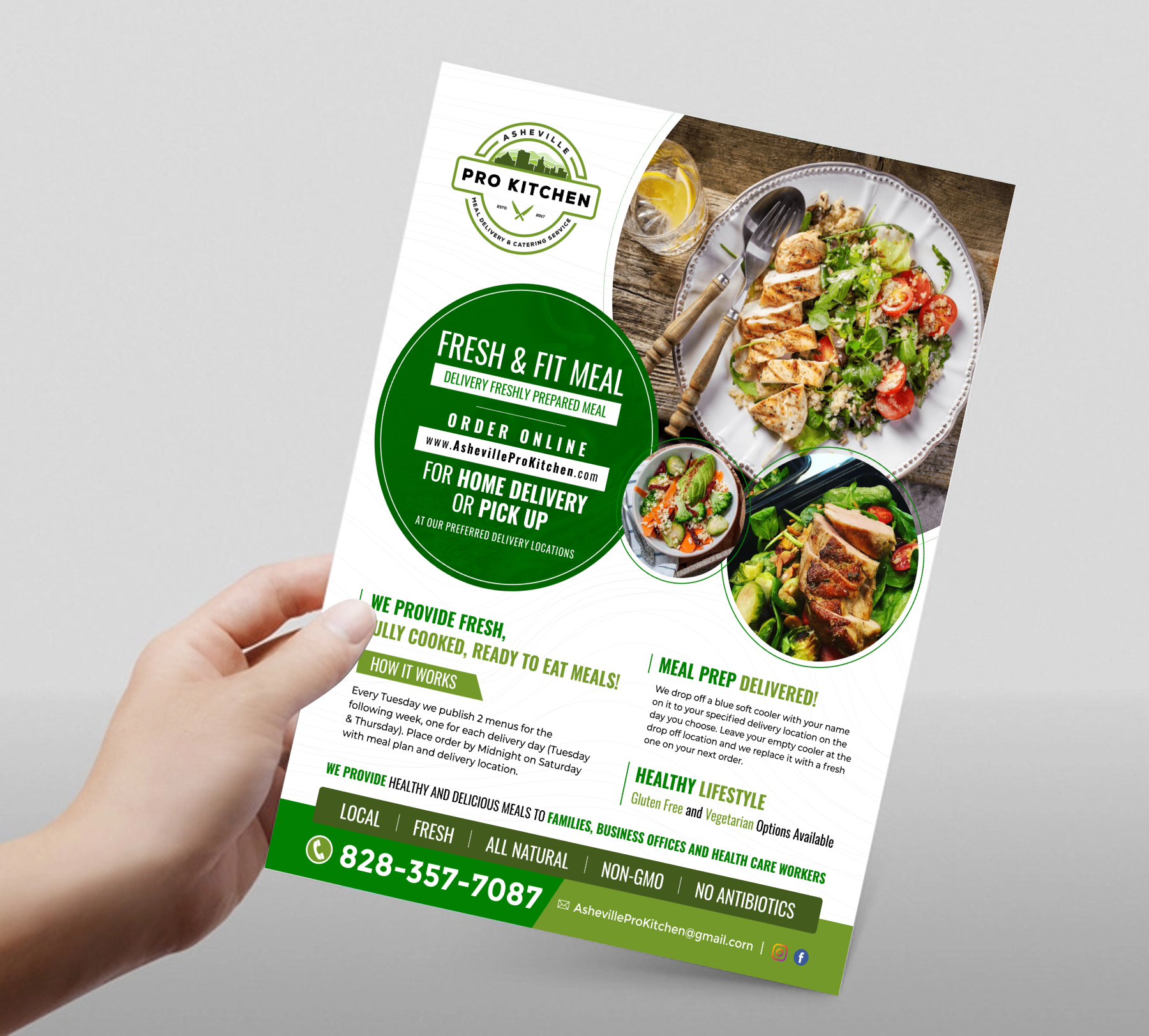 Flyer Design by ecorokerz for Asheville Pro Kitchen | Design #24829147