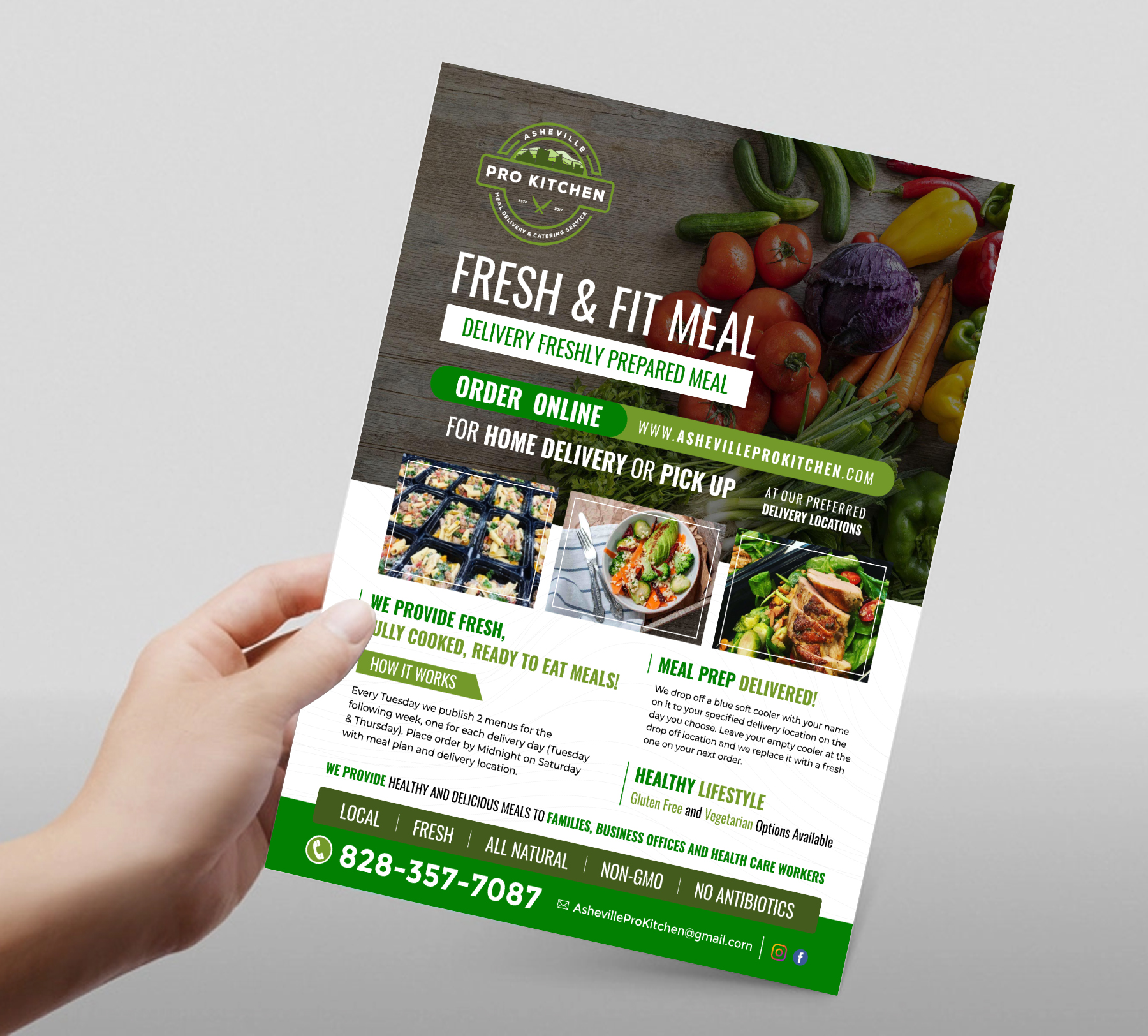 Flyer Design by ecorokerz for Asheville Pro Kitchen | Design #24829441