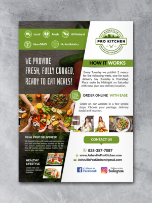 Flyer Design by innovative earth for Asheville Pro Kitchen | Design: #24828239