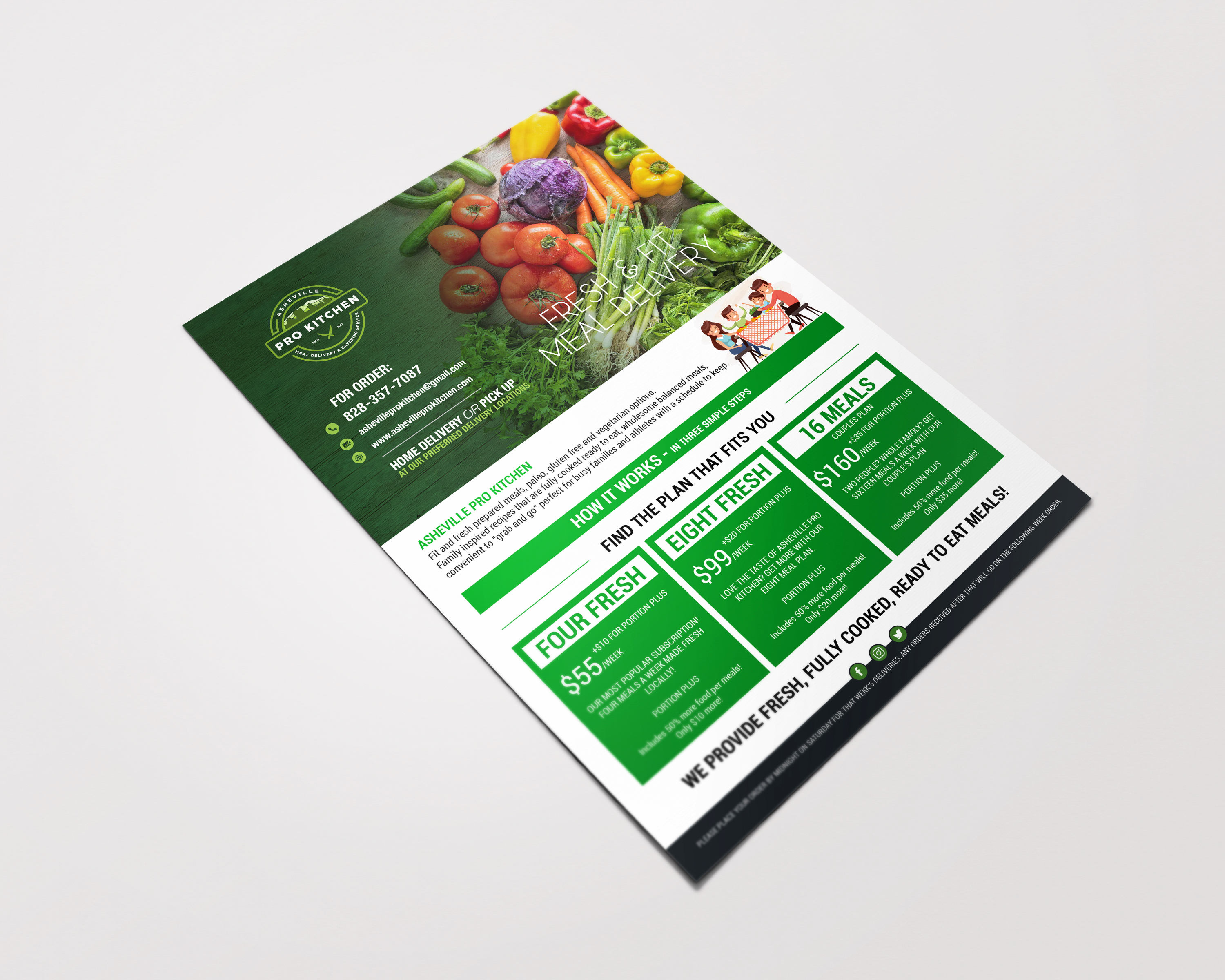Flyer Design by bimbisarkadam for Asheville Pro Kitchen | Design #24828920