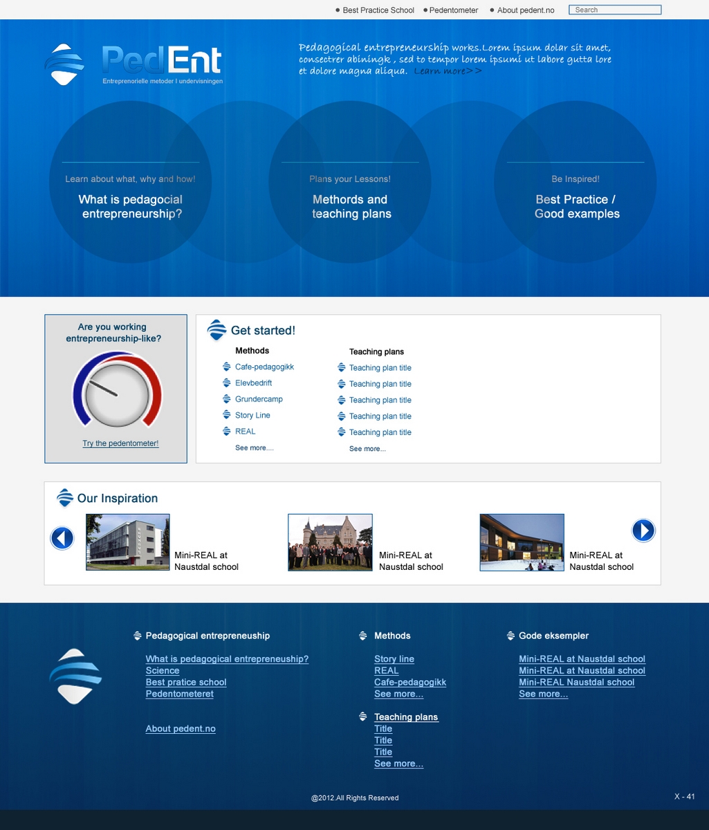 Web Design by pb for this project | Design #733713