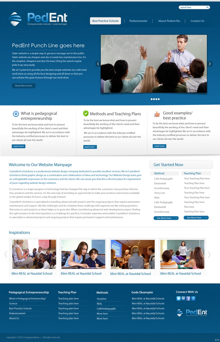 Web Design by pb for this project | Design #736013