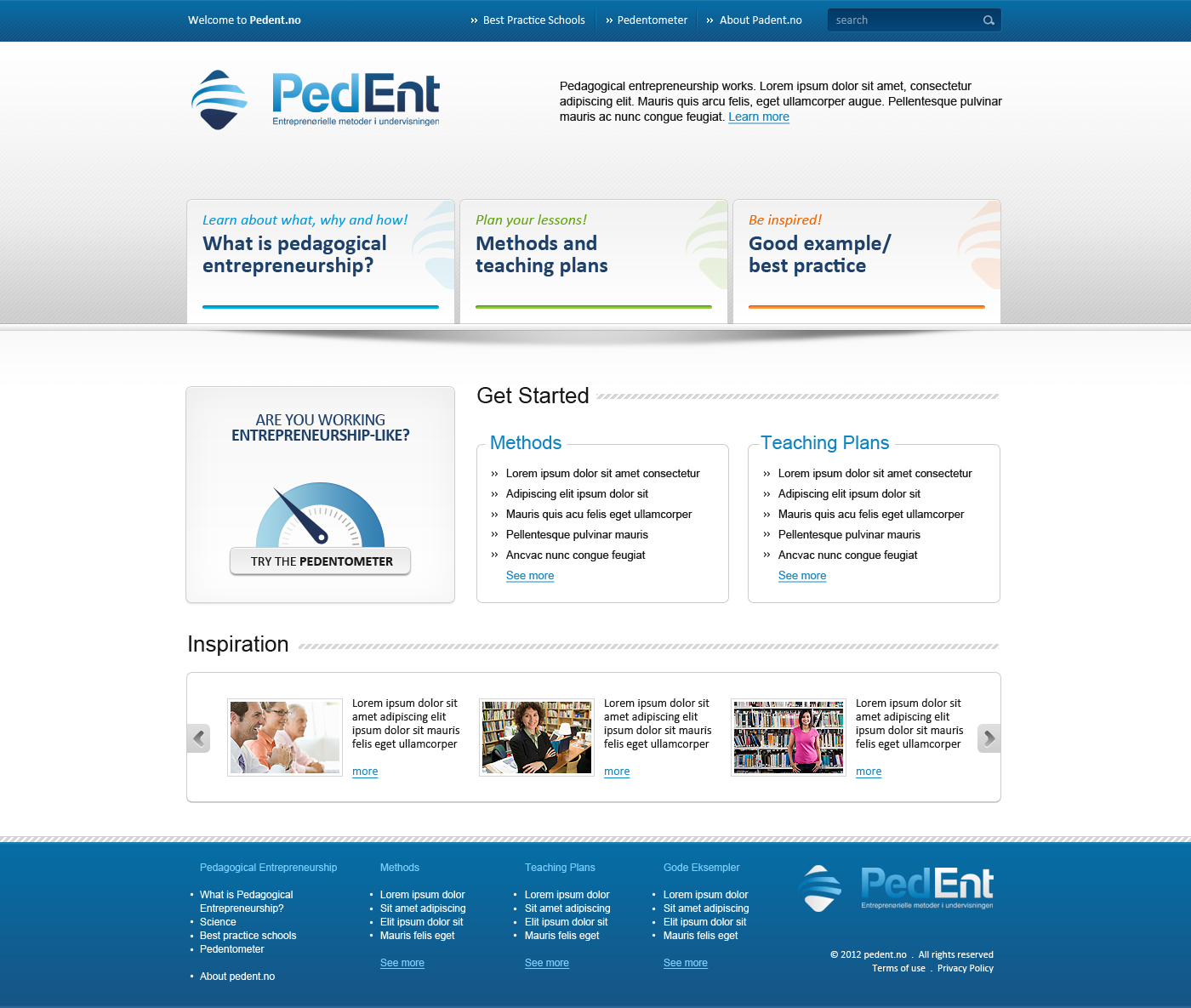 Web Design by iThoughts for this project | Design: #754533