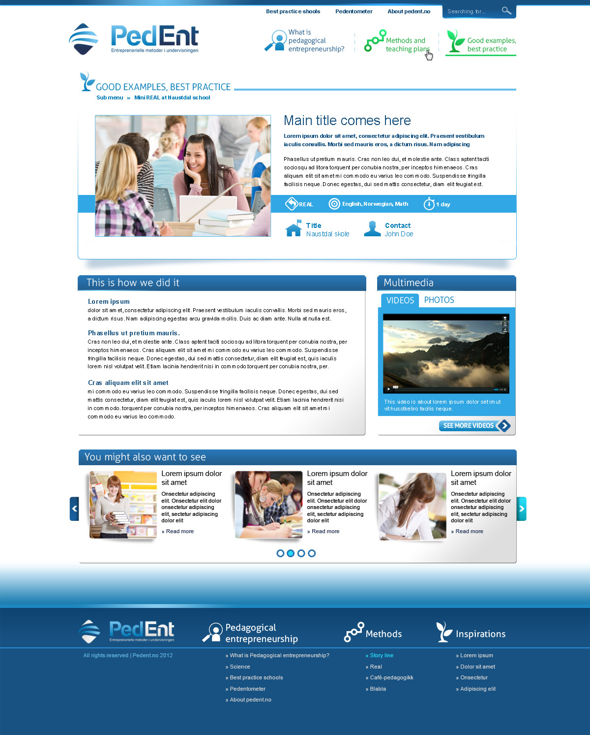 Web-Design von Steka für dieses Projekt | Design #754050