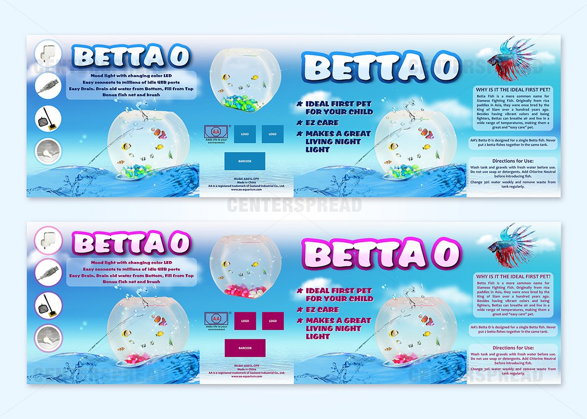 Verpackungs-Design von CENTERSPREAD für Sealand Holdings Co., Ltd.  | Design #3129584