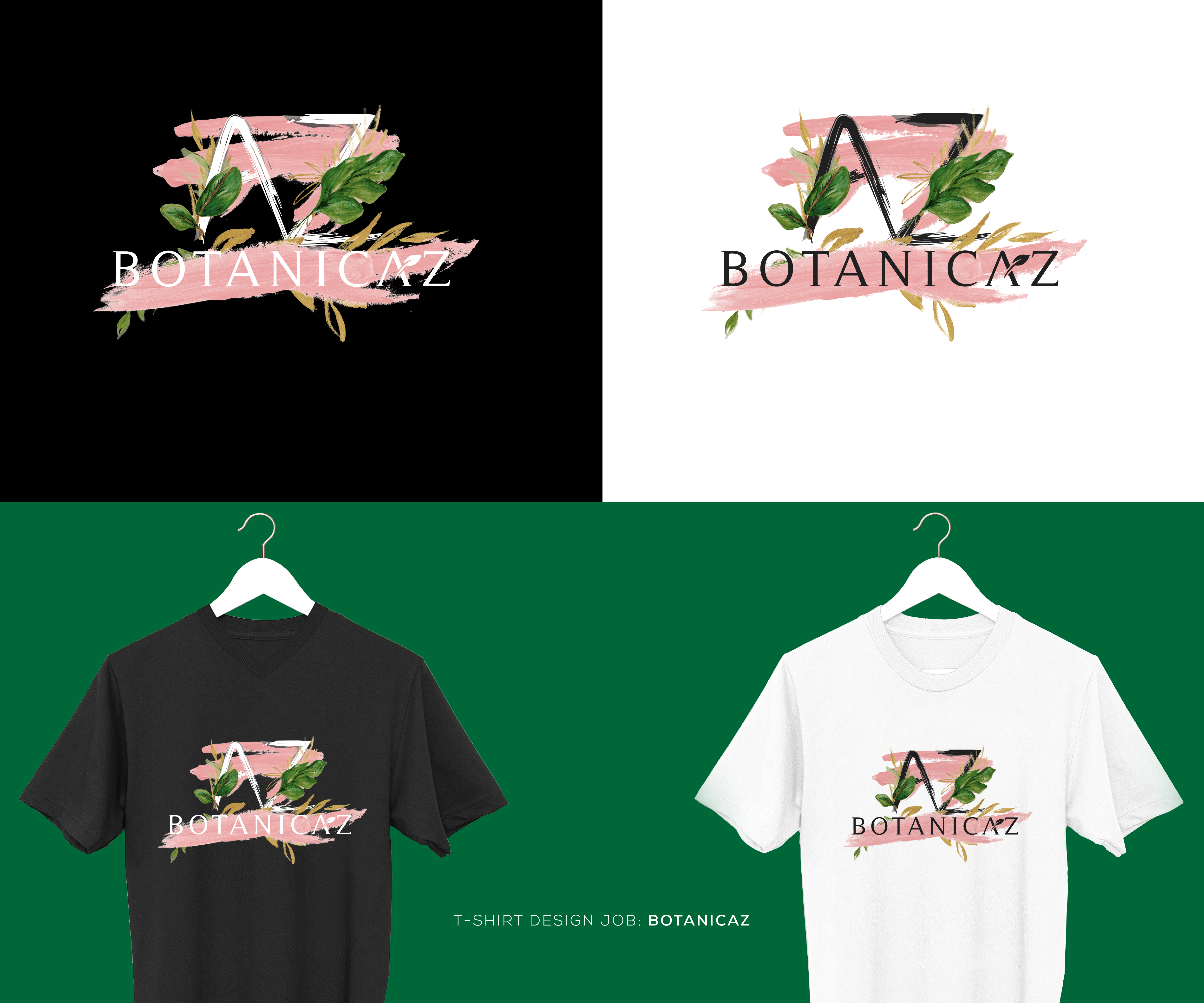 T-shirt Design by LucianM81 for Botanicaz LLC | Design #24846031