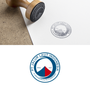 PT JALUR LAUT INDONESIA (must), SINCE 2020 / A GRANDROUTE COMPANY (optional) | Logo Design by veronnie