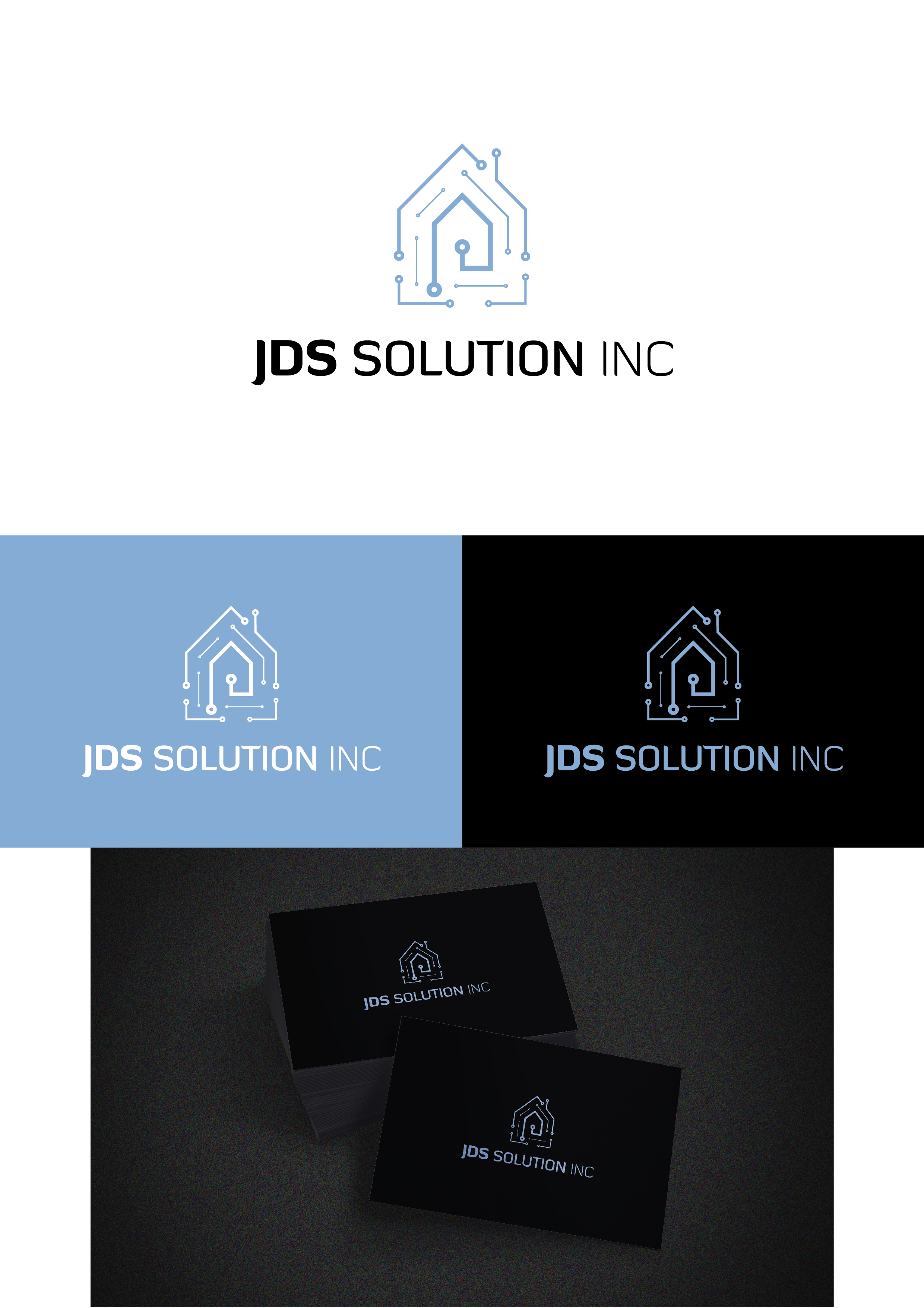 Logo Design by senthilgraphicschennai78 for JDS SOLUTIONS INC | Design #24836661