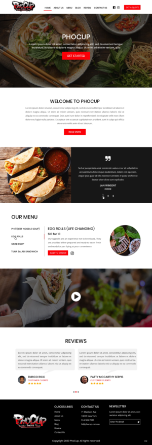 Web Design by pb for this project | Design: #24839858