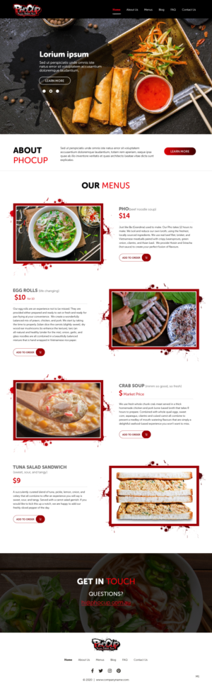 Web Design by pb for this project | Design: #24839874