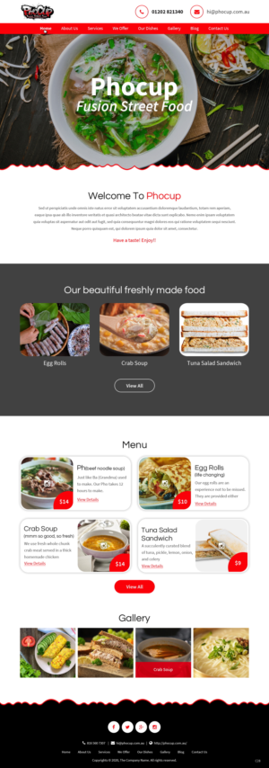 Web Design by pb for this project | Design: #24848605