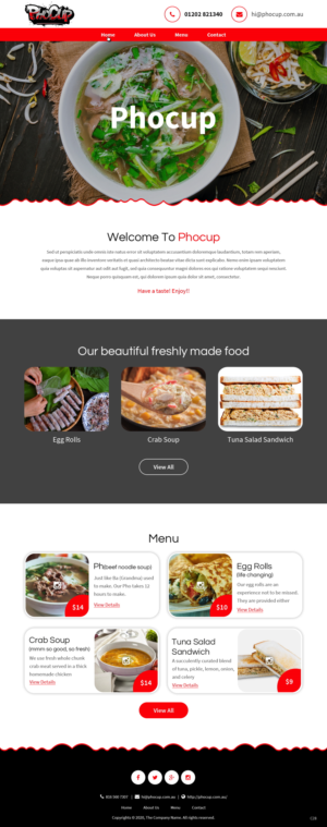 Web Design by pb for this project | Design: #24857703