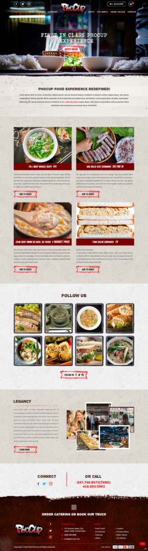 Web Design by pb for this project | Design: #24857706