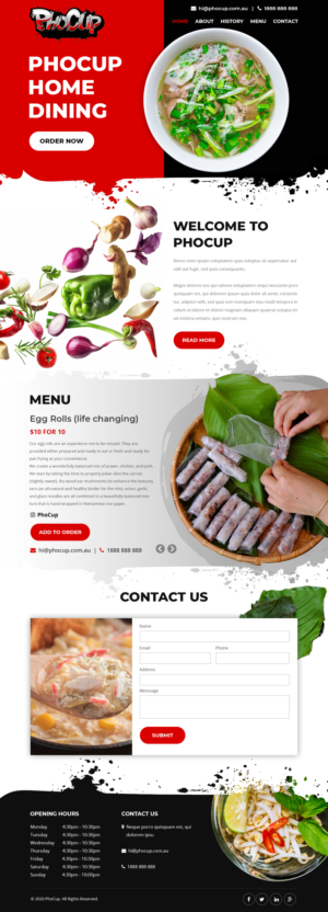 Web Design by Starlyn DS for this project | Design: #24871182