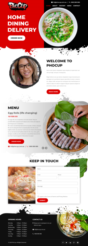 Web Design by Starlyn DS for this project | Design: #24876943