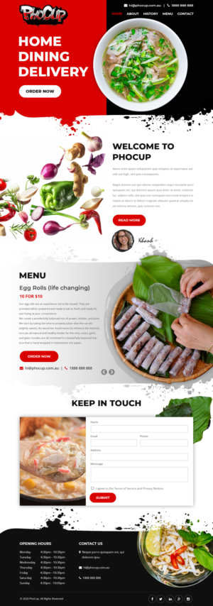 Web Design by Starlyn DS for this project | Design: #24888249
