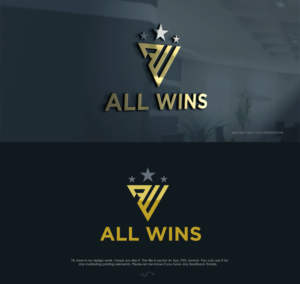 All Wins or AW or combo of both.  Logo can also be a custom design that is not an AW | Logo Design by Mono.co