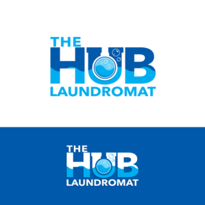 The Hub Laundromat | Logo Design by Samantha Ward Design