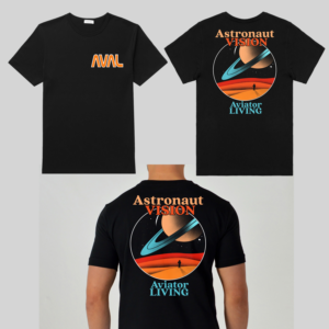 Tshirt design for website that is inspired by NASA. | T-shirt Design by Heydale
