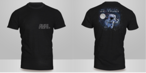 Tshirt design for website that is inspired by NASA. | Diseño de Camiseta por Kero