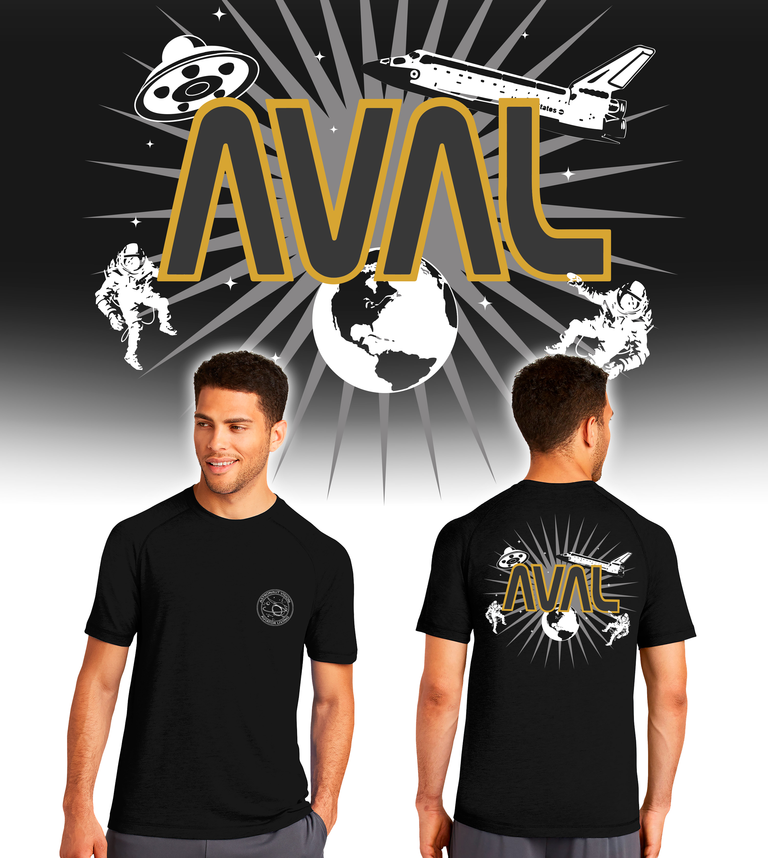 T-shirt Design by Al Pech for AVAL | Design #24885716