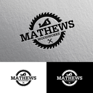 Mathews Woodworks | Logo Design by Rii