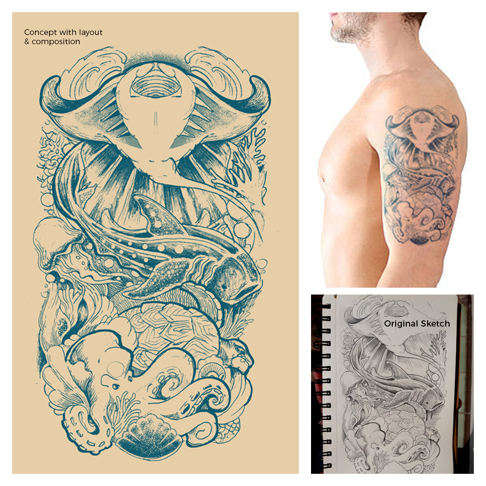 Diseño de Tatuaje por xBG11x para este proyecto | Diseño #24843507